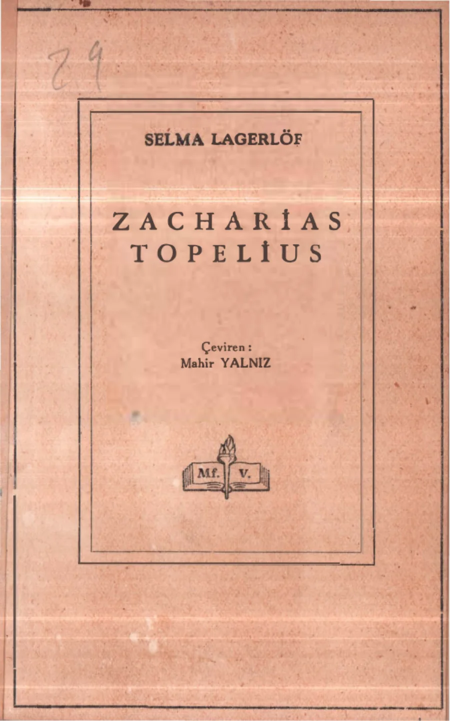 Zacharias Topelius kitap kapağı