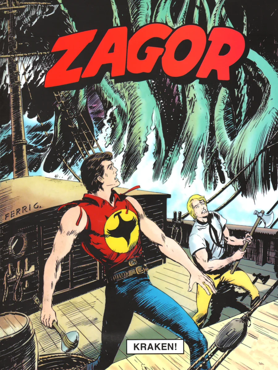 Zagor Klasik Maceralar Dizisi – Sayı 099 D 388 Kraken kapak görseli