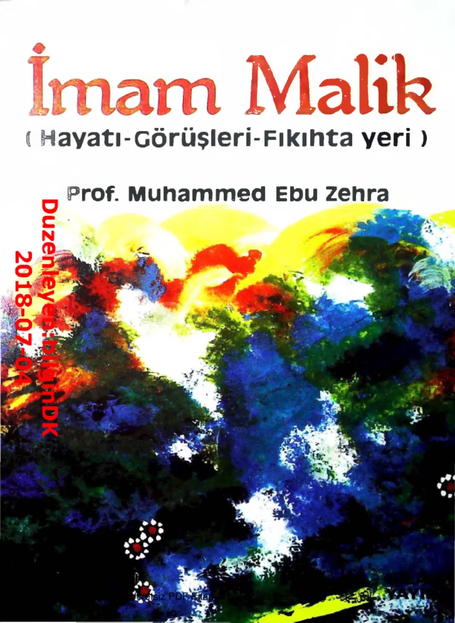 Zehra Imam Malik Hayati Gorusleri Fikihta Yeri kapak görseli