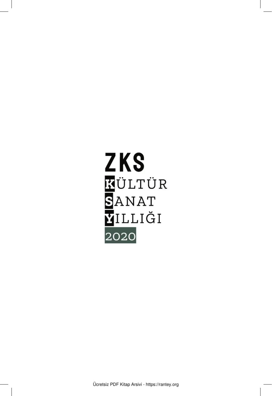 ZKS Kültür Sanat 2020 kapak görseli
