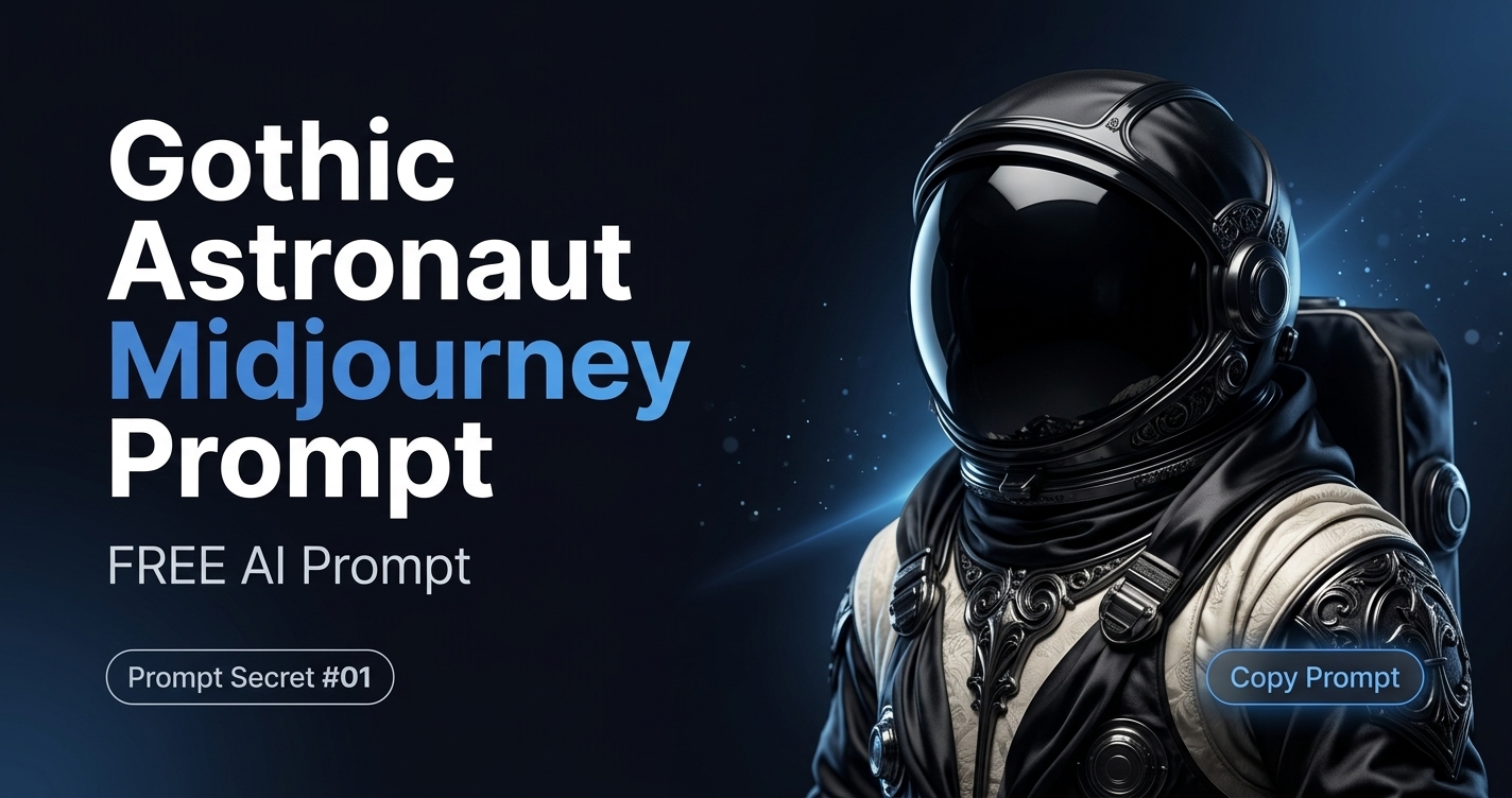 Gothic Astronaut Midjourney Prompt