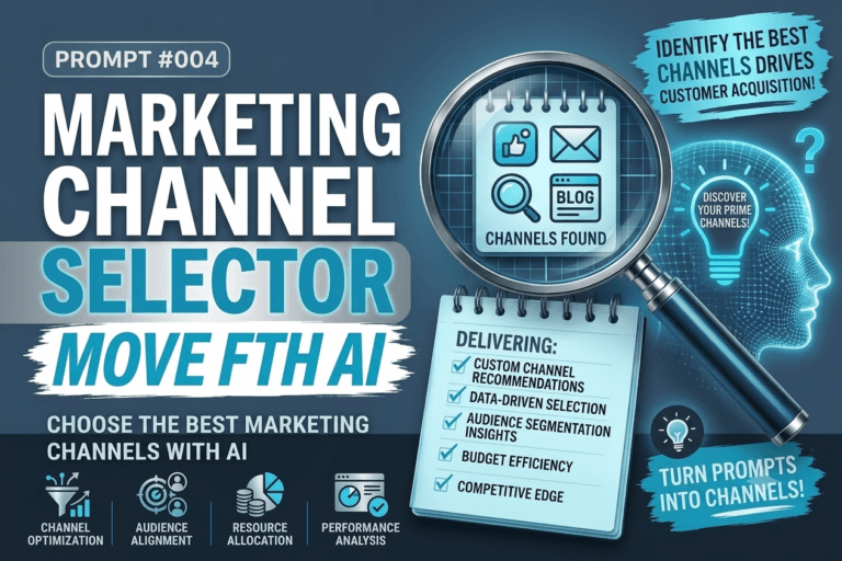Marketing Channel Selector Prompt (Choose the Best Marketing Channels with AI)